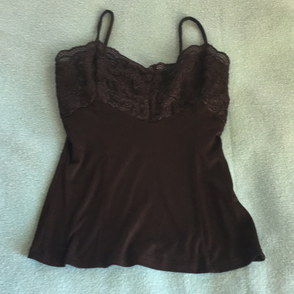 New Sexy Lace Strappy Black Camisole Top Small